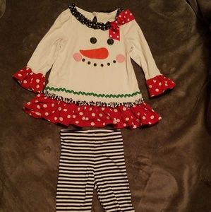 Adorable Bonnie Jean Snowman Outfit!